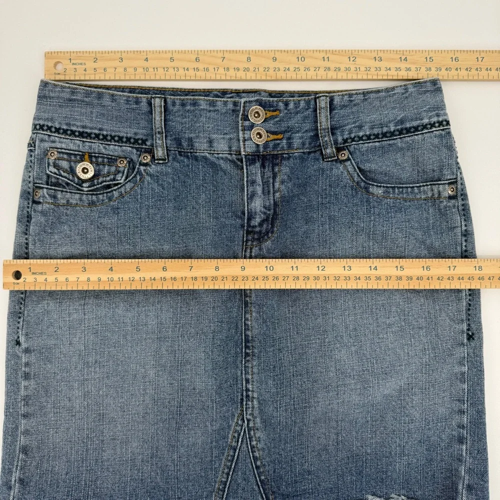 Tommy‎ Hilfiger Blue Denim Jean Mini Skirt Y2K